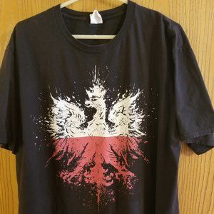 Polska - Tshirt - XXL - Black and Red